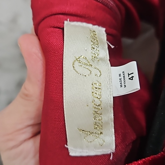 AMERICAN PRINCESS CHRISTMAS DRESS SIZE 4T - Picture 8 of 8